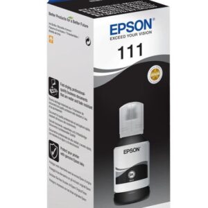 Epson C13T03M140 (111) Ink Bottle Black 6k Pages 120ml
