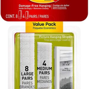 Command Medium and Large Picture Hanging Strips Value Pack 17209