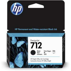OEM HP 3ED70A /712 Black ink cartridge 38ml