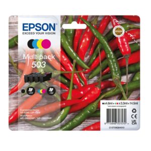 Epson C13T09Q64010 503 Ink Cartridge Multi Pack BKCMY 210 Pages + 3x165 Pages Pack=4