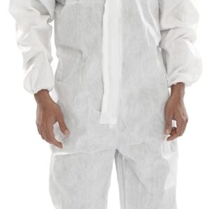 Disposable Coverall White Type 5/6 Medium Pack of 20