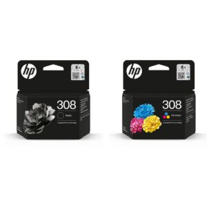 OEM HP 6L6S6UE/308 Printhead Cartridge Multipack Black + Colour for HP Envy 6100 6L6S6UE