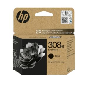 OEM HP 7FP22UE/308E Printhead Cartridge Black High  Capacity Evomore for HP Envy 6100 7FP22UE