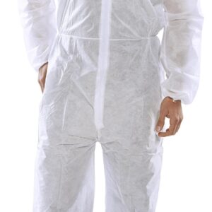 Polprop Disposable Boilersuit White Medium Pack of 50