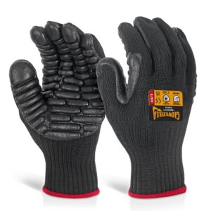 Beeswift Glovezilla Anti-Vibration Glove Black L