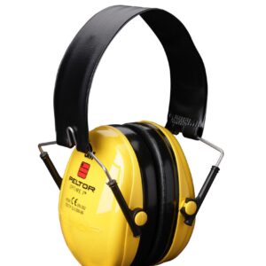 3M Peltor Optime 1 Folding Headband Yellow