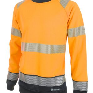 Beeswift High Visibility  Two Tone Sweatshirt Orange / Black 2XL
