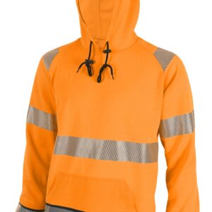 Beeswift High Visibility  Two Tone Hoody Orange / Black S