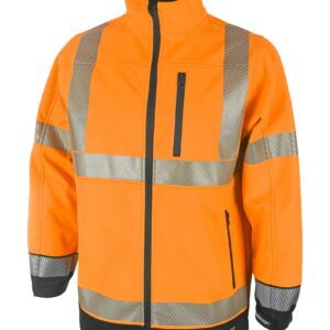 Beeswift High Visibility  Two Tone Softshell Orange / Black 2XL