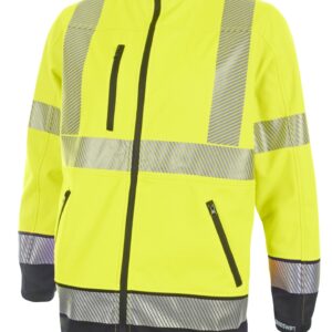 Beeswift High Visibility  Two Tone Softshell Saturn Yellow / Navy L