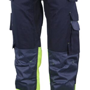 Beeswift High Visibility  Two Tone Trousers Saturn Yellow / Navy 30