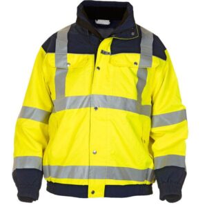 Hydrowear Furth High Visibility Simply No Sweat Pilot Jacket Two Tone Saturn Yellow / Navy S