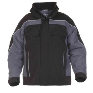 Hydrowear Rimini Simply No Sweat Waterproof Fixed Lining Pilot Jacket Grey / Black S