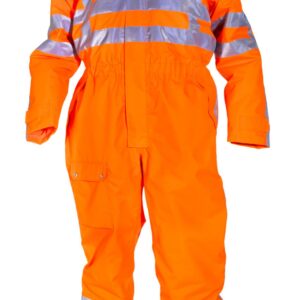 Hydrowear Uelsen Simply No Sweat High Visibility Waterproof Winter Coverall Orange M