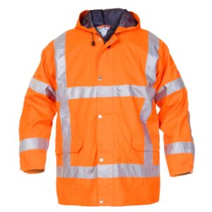 Hydrowear Uitdam Simply No Sweat High Visibility Waterproof Jacket Orange L