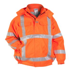 Hydrowear Moers Multi Simply No Sweat Flame Retardant Anti-Static High Visibility Waterproof Pilot Jacket Orange S