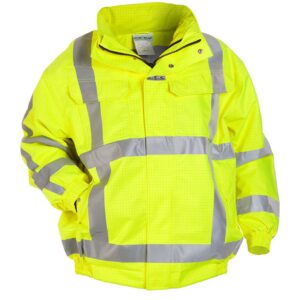 Hydrowear Moers Multi Simply No Sweat Flame Retardant Anti-Static High Visibility Waterproof Pilot Jacket Saturn Yellow XL