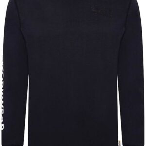 JCB Workwear Banner L/S Navy T-Shirt M