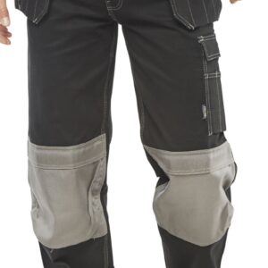 Beeswift Kington Multi Purpose Pocket Trousers Black 34