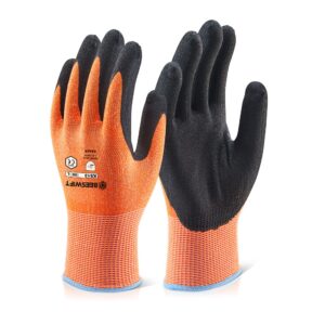 Beeswift Kutstop Micro Foam Nitrile Amber Cut Level 3 Amber L