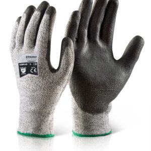 Beeswift Pu Coated Cut 5 Glove Black L