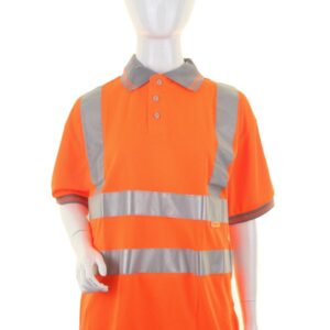 Beeswift LADIES Hi Visibility OR Short Sleeve POLO LGE