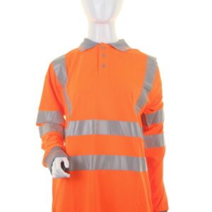 Beeswift LADIES Hi Visibility OR Long Sleeve POLO MED