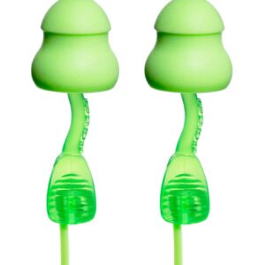 Moldex 6441 Twisters Corded Earplugs Foam Pod Green (Box of 80)