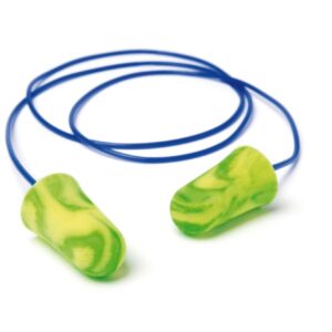 Moldex 6900 Pura-Fit Corded Earplugs Pu Foam Green / Yellow (Box of 200)