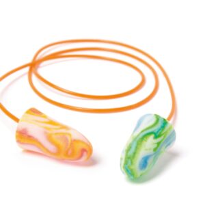 Moldex 7801 Spark Plugs Earplugs Corded Pu Foam Assorted Colours (Box of 200)