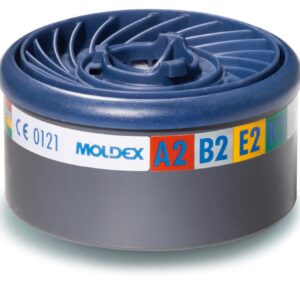 Moldex Abek2 7000 / 9000 Particulate Filter Easylock System Blue M9800 (Box of 8)