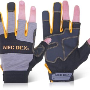 Mec Dex Work Passion Tool Mechanics Glove Grey / Gold M (Pair)