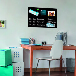 Magnetic Glass Board 600x400x9mm - Black