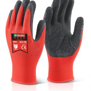 Beeswift Multi Purpose Latex Poly Glove Black XL