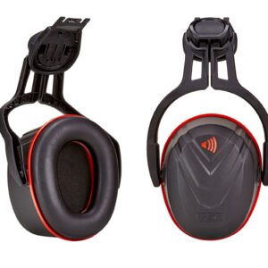 MSA V-Gard Helmet Mounted Ear Defender High Red