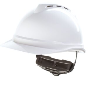 MSA V-Gard 500 Vented Safety Helmet White