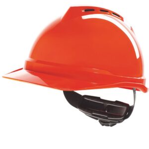 MSA V-Gard 500 Vented Safety Helmet Orange
