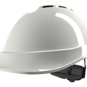 MSA V-Gard 200 Vented Fas-Trac Safety Helmet White