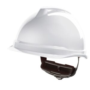 MSA V-Gard 520 Peakless Safety Helmet White