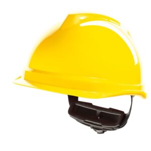 MSA V-Gard 520 Peakless Safety Helmet Yellow