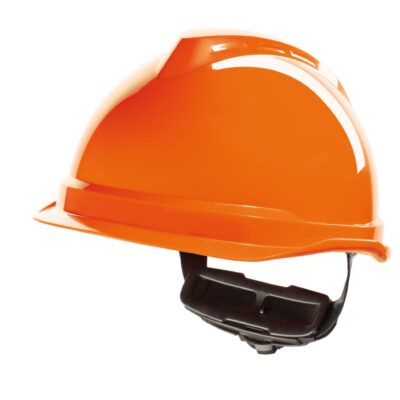 MSA V-Gard 520 Peakless Safety Helmet Orange