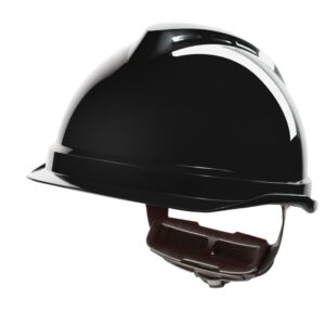 MSA V-Gard 520 Peakless Safety Helmet Black