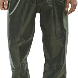 Beeswift Nylon B-Dri Trousers Olive Green XL