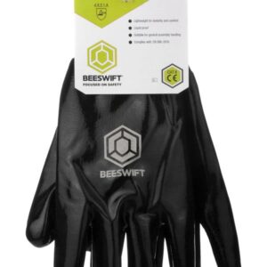 Nitrile Fully Coated Black XL POS
