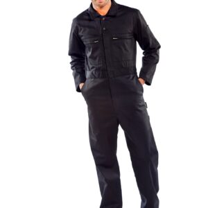 Beeswift Heavy Weight Boilersuit Black 42