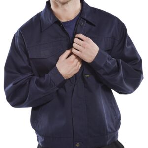 Beeswift Heavyweight Drivers Jacket Navy Blue 48