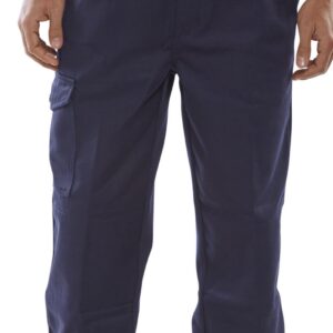 Beeswift Heavyweight Drivers Trousers Navy Blue 30T