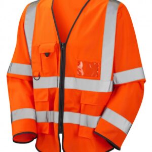 Beeswift Pkj Executive Sleeved Vest Orange L