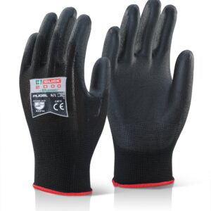 Beeswift Pu Coated Gloves Black M