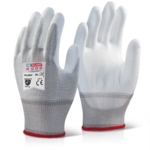 Beeswift Pu Coated Gloves White M